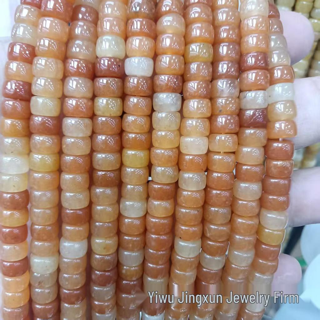 4x7mm Loose Natural Agate Abacus Beads for DIY Jewelry and Bracelets