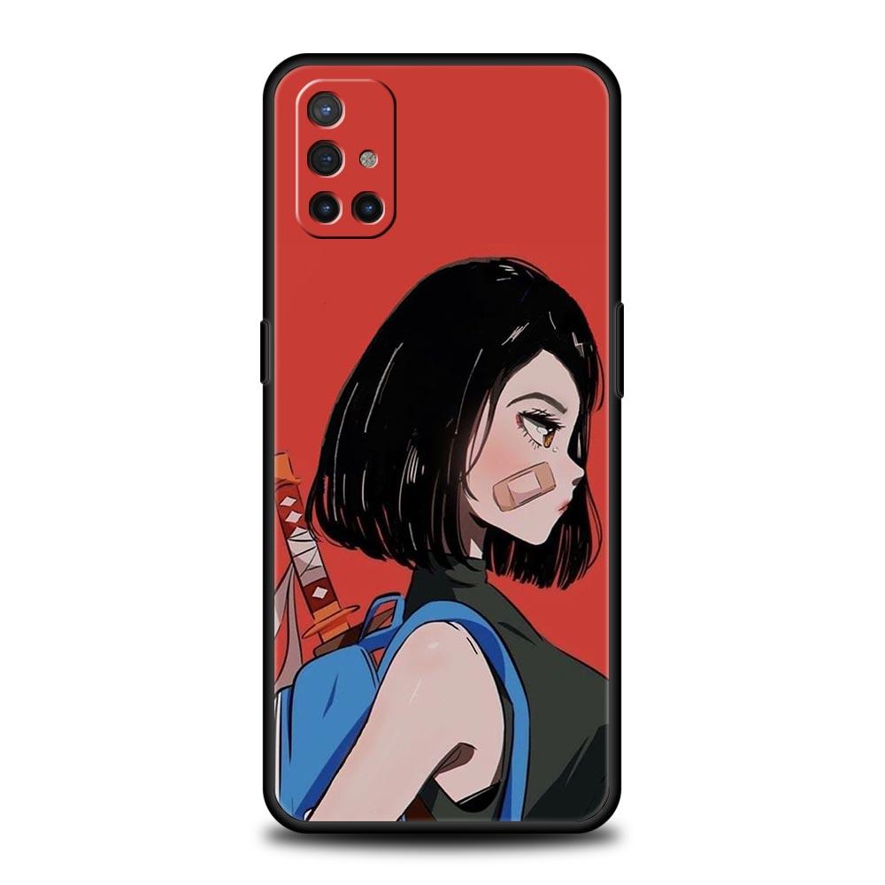 Japanese Style Anime Girl For OnePlus 10 Pro 9 8T 8 Nord N10 7 7T 9R Phone Case For 1+ Nord 2T CE 2 N100 N200 Z 5G Soft Cover
