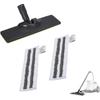 Floor Nozzle Accessory Parts for KaRcher SC2 SC3 SC4 SC5 Steam Cleaner, Replacement Attachment Nozzles with 2 Floor Cloths