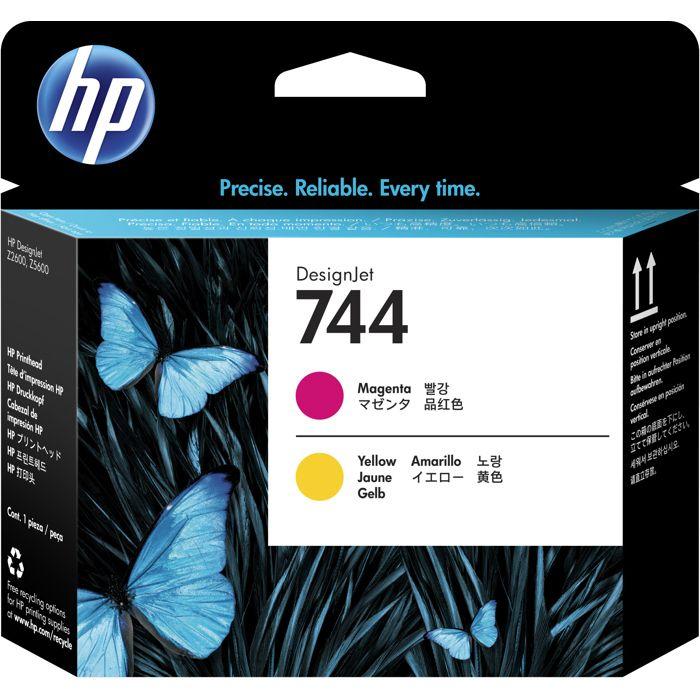 Tête d'impression HP 744 - Jaune, Magenta - pour DesignJet Z2600 PostScript, Z5600 PostScript