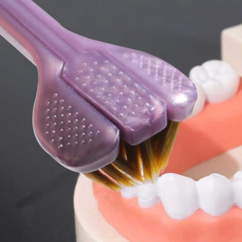 S-DEAL Triple-Bristled Toothbrush for Adults | Soft Bristle Toothbrush - Multi-Sided Toothbrush for Adults and Kids, Wrap-Around Design, Complete Gum