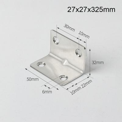 Renforcement Acier Inoxydable Angle Coin Code 90 Degrés L Forme Supports Support Épais Étendu Quincaillerie de Meubles