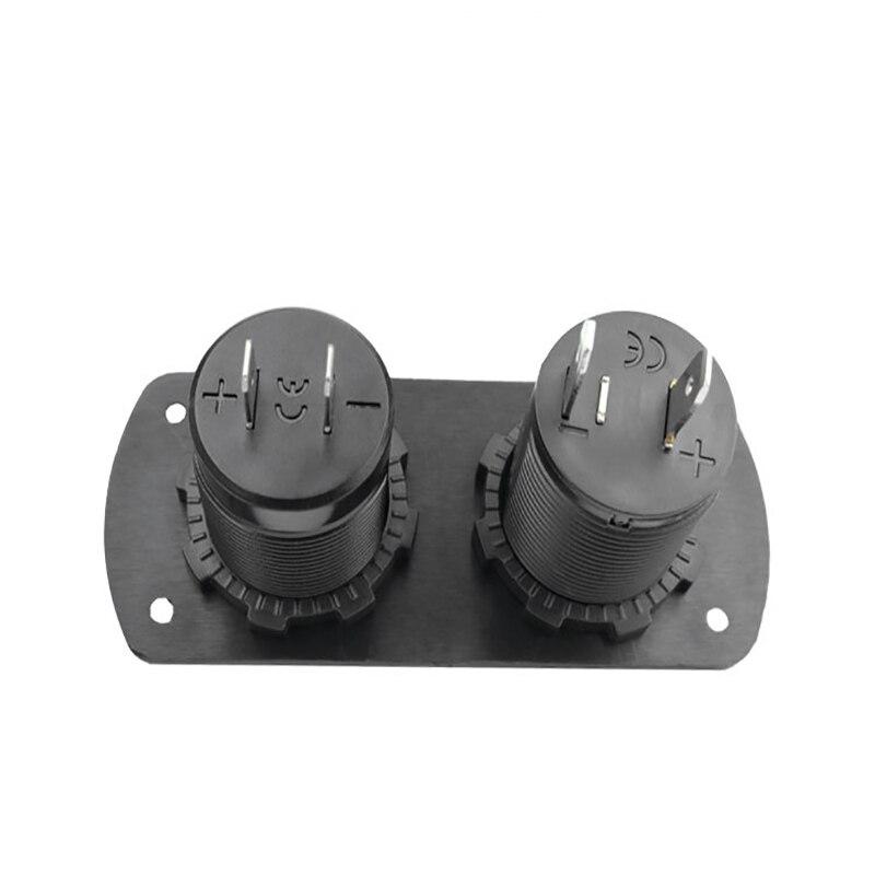 Splitter priză 12V 4.2A Încărcător USB dublu Priză adaptor de curent pentru mașină, barcă, motocicletă marină