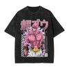 New Anime Dragon Ball Z Printed Tshirt Mens and Womens Washed Tshirt High Quality Vintage Cotton Tshirt Harajuku Tops
