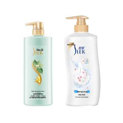 Suh Fei Green Tea Seed Anti-Dandruff Shampoo & Milk Shower Gel Set