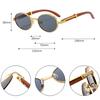 SHAUNA Retro Oval Men Sunglasses Fashion Brand Designer Clear Gradient Lens Eyewear Women Luxury Sun Glasses Shades UV400