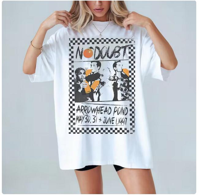 No Doubt Shirt Vintage Rock Band Tee Classic Music Graphic T-Shirt Unisex T-Shirt XL
