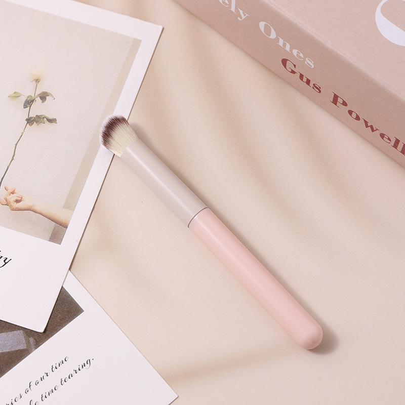 Set da 3 pezzi Pennelli per Trucco Correttore Pennello Morbido Multifunzionale Per Bellezza Cosmetica Rossetto Cipria per Labbra Fondotinta Contouring