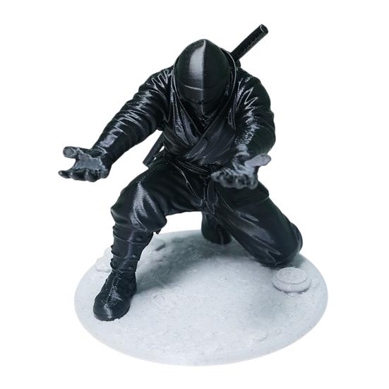 

Ninja Pen Holder for Desk Kneeling Ninja Samurai Pencil Holder 3D Printed Pen Holder Gift for Boys Students Office