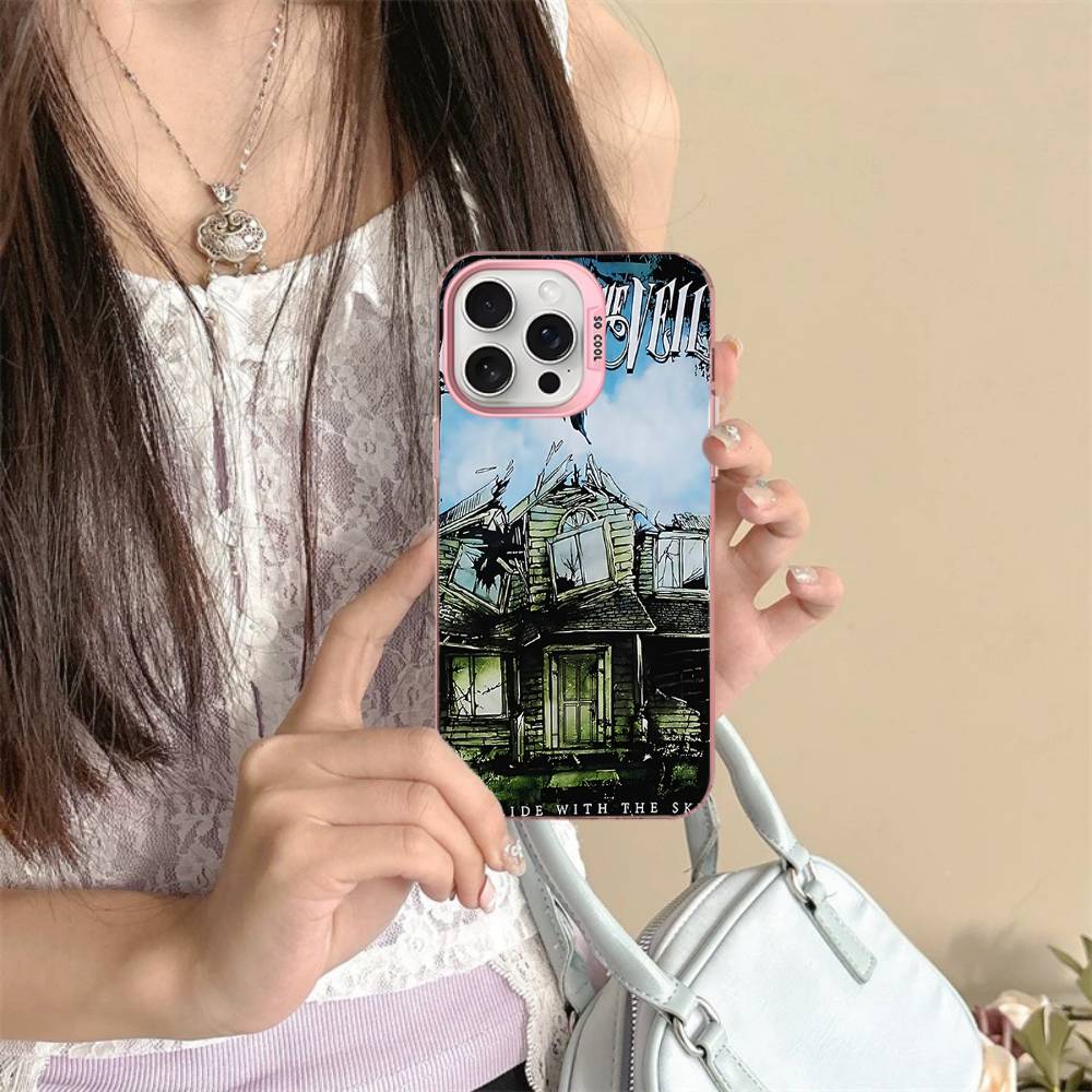 P-Pierce The Veil Band Phone Case Color Silver Shell For IPhone 17 16 15 14 13 12 11 Pro Max Plus