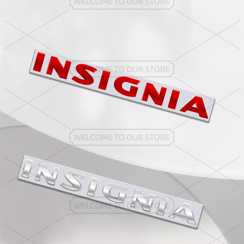 Car 3D Metal For Insignia Opel Vauxhall VXR GSI OPC Line Body Emblem Badge Decals Auto Tail Sticker Decorative Accessories LE4