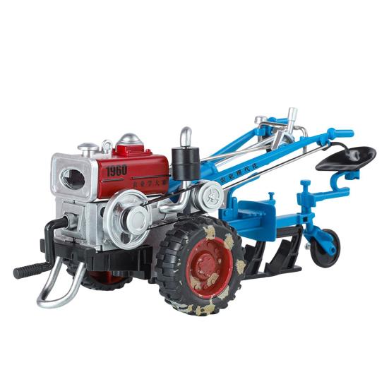 

Мини Ретро Модель Сельскохозяйственного Трактора со Светом Звуком Подвижные Соединения Ручной Завод Сельскохозяйственная Машина для Нарезки Гребней Роторная Почвообрабатывающая Машина Игрушка Фигурка Украшение A