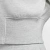 Nike Women's Tech Fleece Cropped Half-Zip Top Heather Grey HJ1032-013