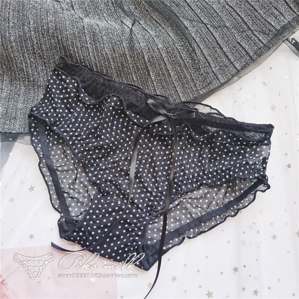 Slips mit Leopardenmuster, sexy Spitzenunterwäsche, niedliche, niedrig sitzende Damenhöschen