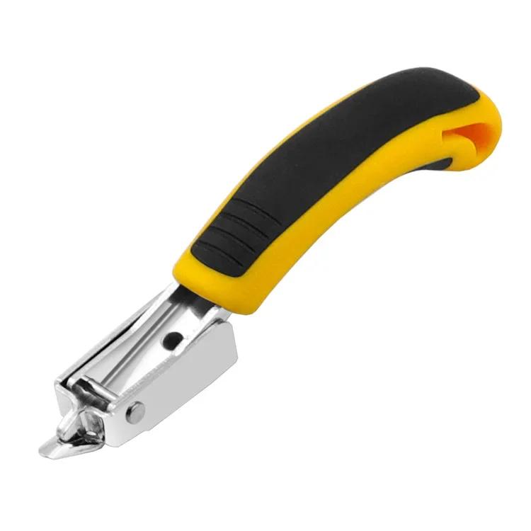

Nail Puller Staple Gun Furniture Stapler For Wood Door Crowbar Upholstery Framing Rivet Gun Kit Pry Bar Nailer Removing Tools жовтий