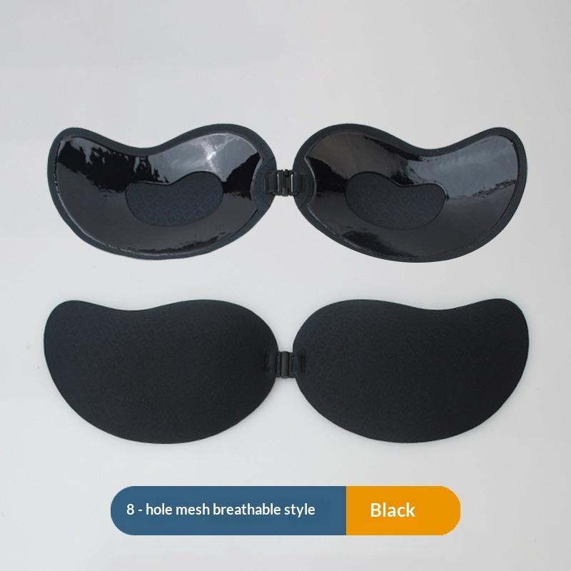 Mango‑Shape Adhesive Bra Breathable Push‑Up Strapless Invisible Bra Front‑Clip Sticky Bra For Wedding Dresses