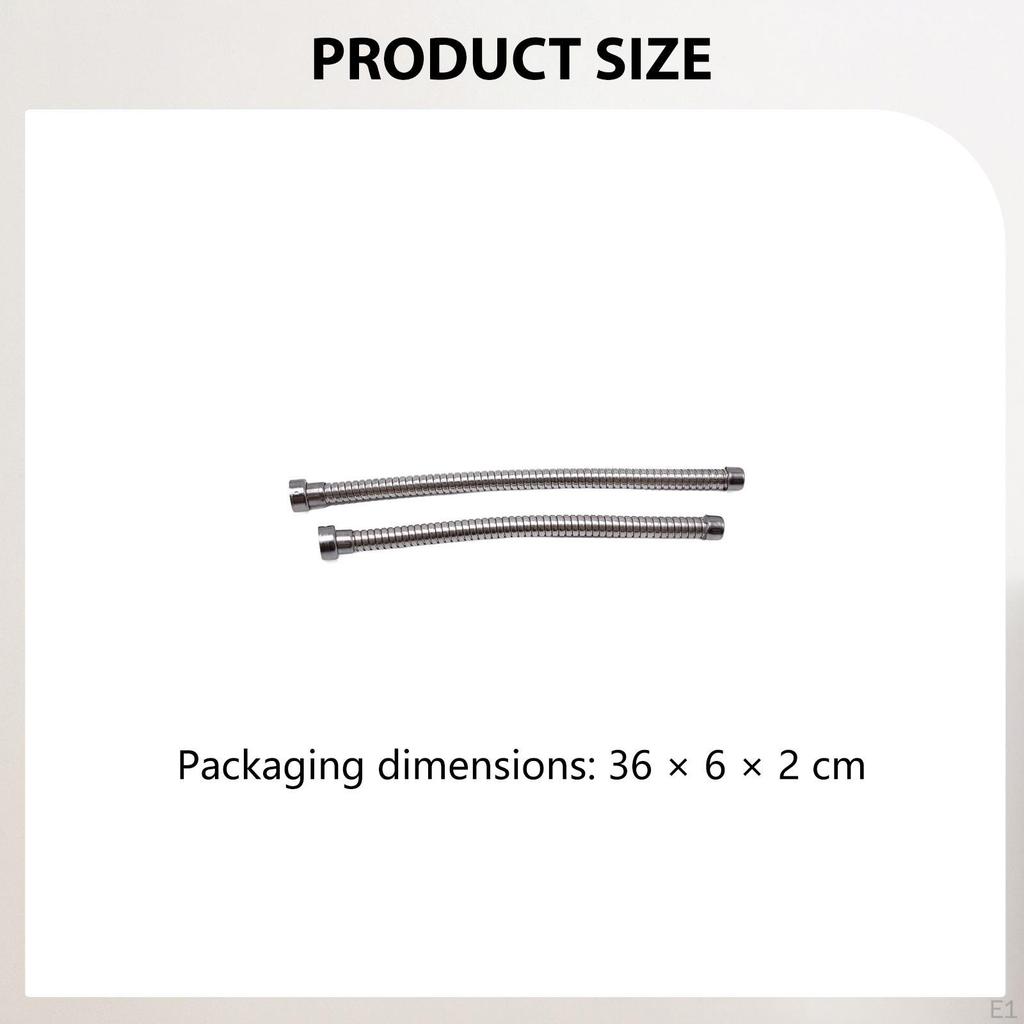 2 Pieces Corrugated Pipe Wire Line Cable Conduit, Braided Taillight Conduit for Exposed Wires