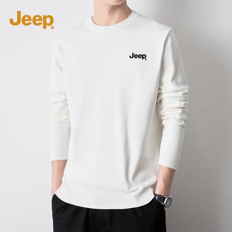 JEEP Men's Heavyweight Warm Knit Pullover Sweater