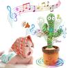 1 gab Dejojoša kaktusa rotaļlieta, Atkārtota runāšana, Dziesmu skaļrunis Wriggle Dancing Sing Talk, Plīša pildījums, Mijiedarbība un dekorēšana