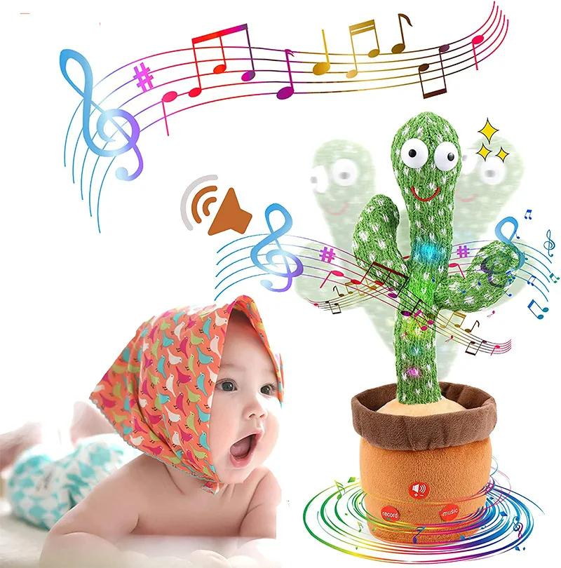1 Stück Sprechender Kaktus Baby Spielzeug Tanzender Kaktus Wiederholt Was Sie Sagen Für Kinder Mit Englischen Liedern Tanzendes Spielzeug Als Geschenk Kleinkind Mädchen Junge
