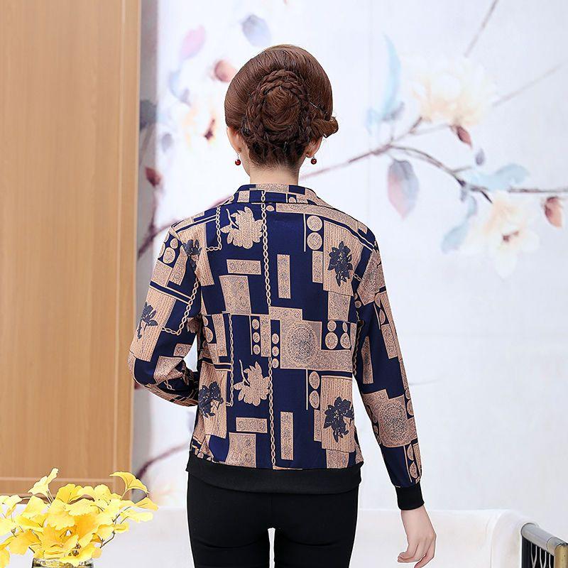 Spring And Elderly Thin Middleaged Section Zipper Jacket Women Mom Spring And Fall Jacket Summer Sunscreen Fashion Women Jacket