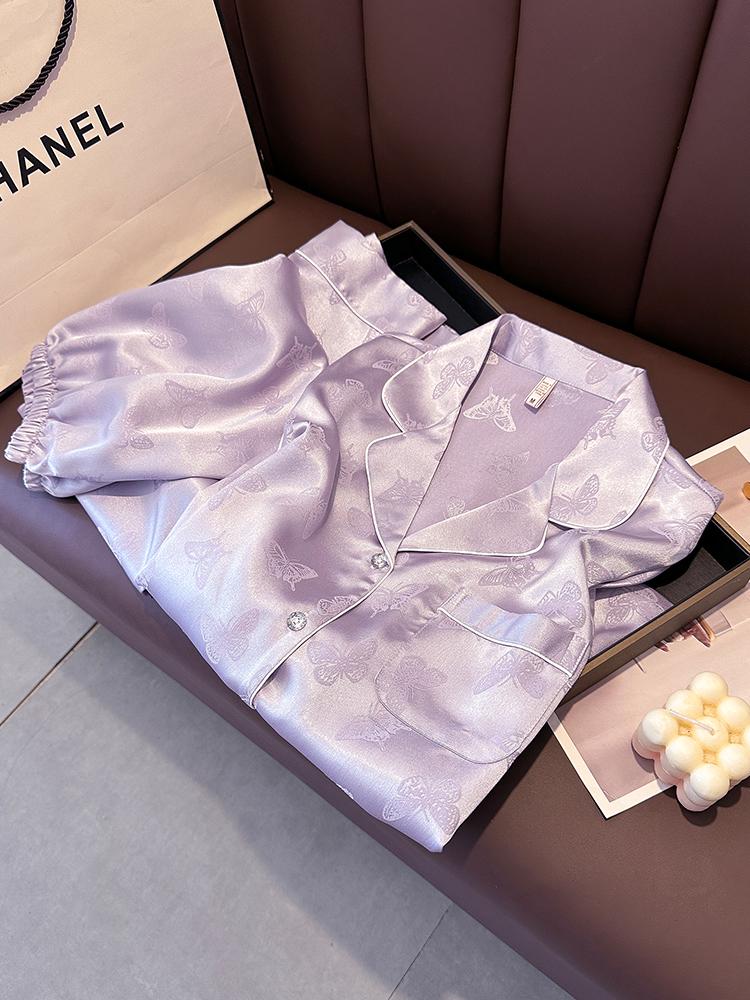 Women s Heavyweight Mulberry Silk Pajama Set - Long Sleeve, Autumn Loungewear Medium