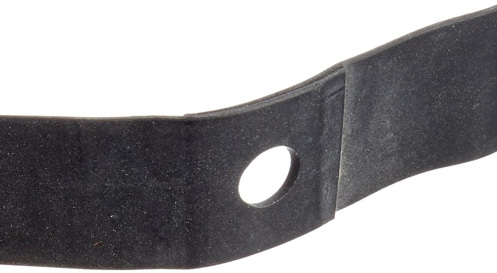 DUNLOP Motorcycle Rim Band Rubber Rim Valve Hole Part 151533 Band, 25-17, Width 25mm, Thickness 1.0mm, Diameter 17", Center, Number