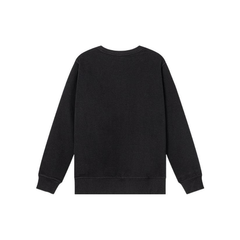 New Balance Sweatshirts Men's Black Crew Neck Moderate Regular AMT03560-BK