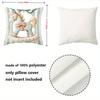 1 Pieces Cute Rocking Horse Pattern Decorative Throw Pillow Polyester pillowcase, sofa decorative cushion cov Headboard Pillow
