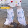 Youao Disposable Thickened Children's Printed Rain Shoe Covers