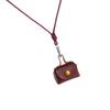 Vintage Sturdy Leather Necklace Pouch for Earphone and Coin Storage Small Long Designs for Fashionable Women Ladies