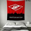 Spartak Moscow Fight Wall Hanging Printed Fabric Blanket Decorative Tapestries for Bedroom Living Room Home Decor