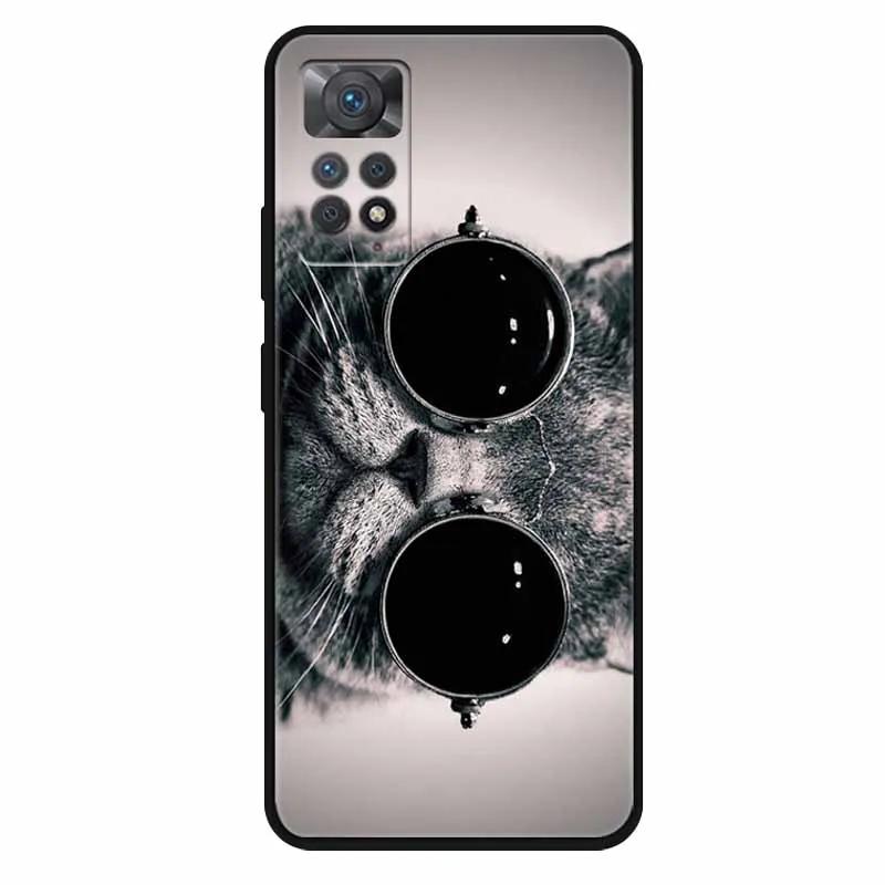 Funda For Xiaomi Redmi Note 11 Pro 5G Case Cool Space Soft Silicone TPU Covers For Xiaomi Redmi Note 11Pro 5G Wolf Protect Shell