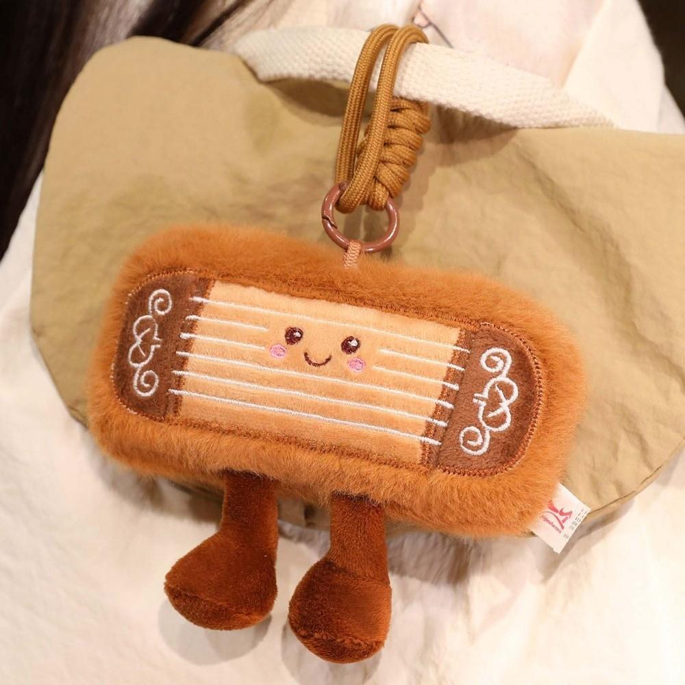 Simulated Chinese Zither Doll Pendant Kawaii Guzheng Plush Pendant Kids Gifts