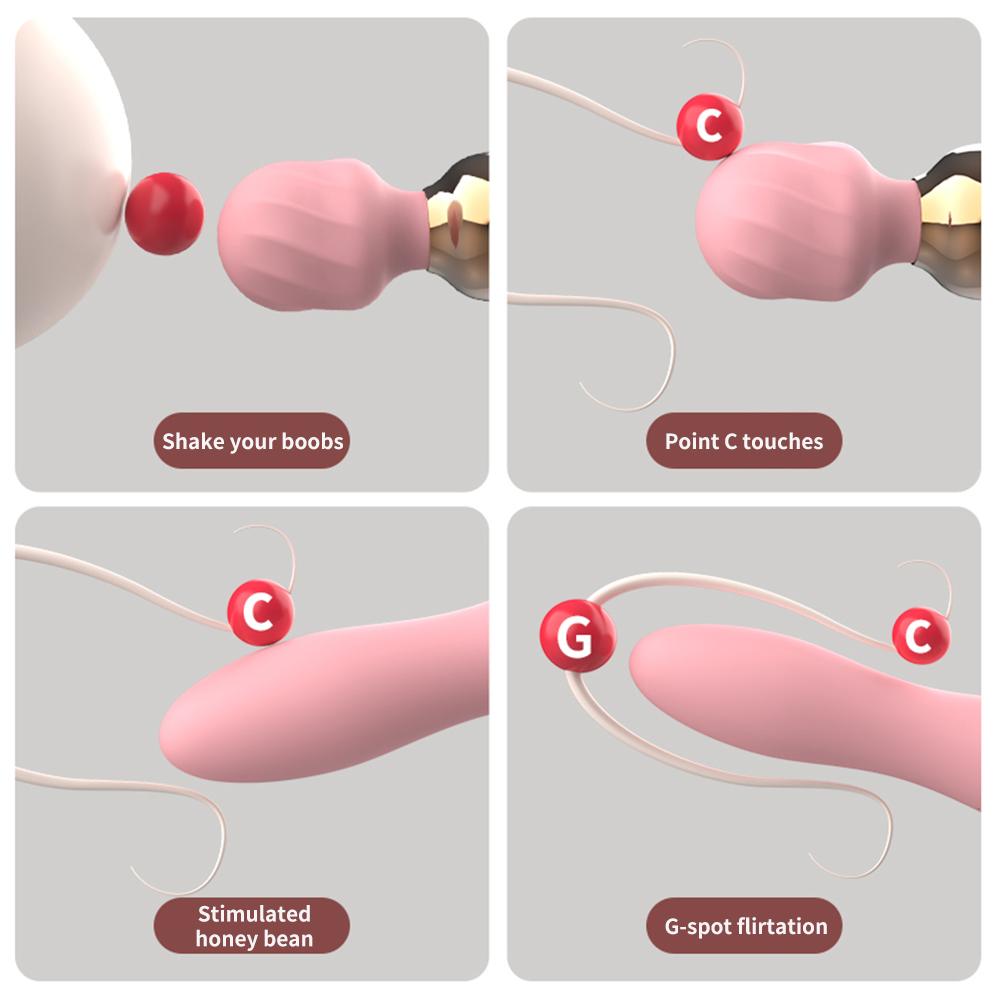 Powerful Vibrator Dildos Wand for Women G Spot Clitoris Stimulator Vagina Massager Female Masturbator Sex Toys for Adults 18+
