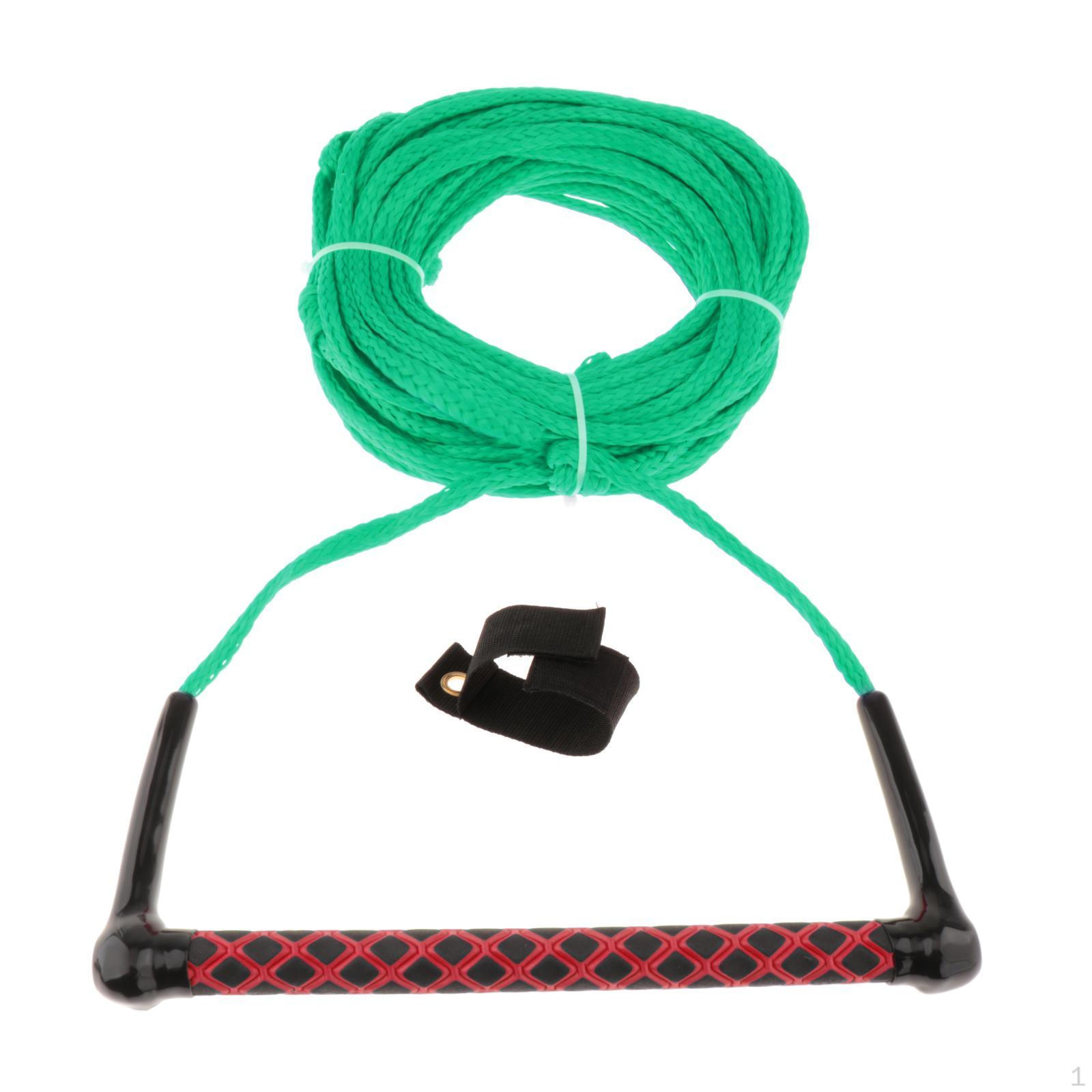 

23m Multifunctional Wakeboard Rope for Water Sports And Wakeboarding Green Rope