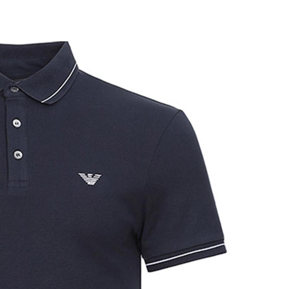 EMPORIO ARMANI Polo Shirt Men's Marine Dark Blue 3G1F65-1J46Z-0922