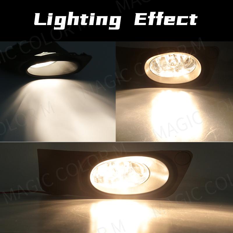 For Honda Fit / Jazz Shuttle 2011 2012 2013 2014 2015 2016 Fog Light Halogen Car Front Bumper Lamp Daytime Running Light DRL 12V