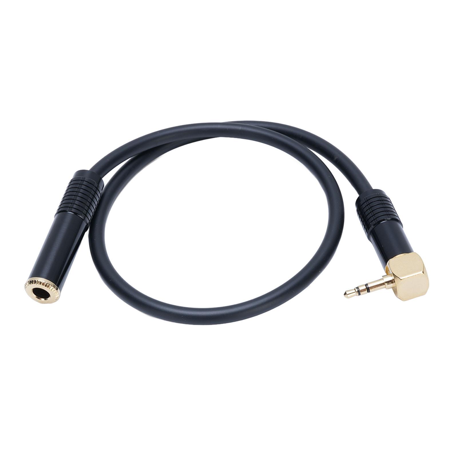 

Звуковой кабель 6,35 мм гнездо на 3,5 мм штекер Стерео Hi-Fi Микрофонный звуковой кабель-удлинитель 0,5 м Черный