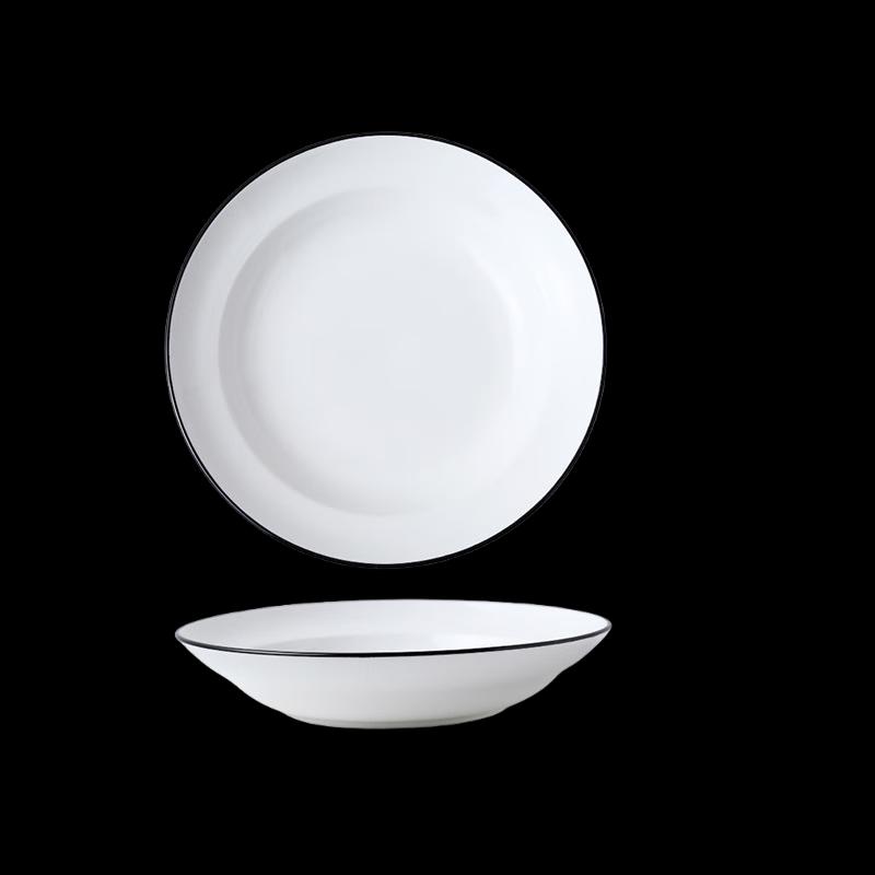 LISM 9-inch Ceramic Underglaze Deep Plate