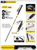 Professional Carbon Fiber Folding Trekking and Trail Running Poles