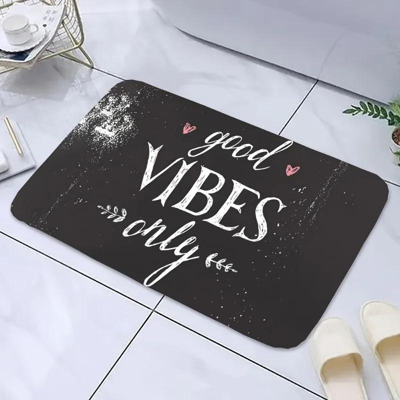 1PC Flowers Pattern Home Door Mats Kitchen Rugs Non-Slip Pop Design Bathroom Rugs Bath Mat Carpet for Home Sink Laundry Decor