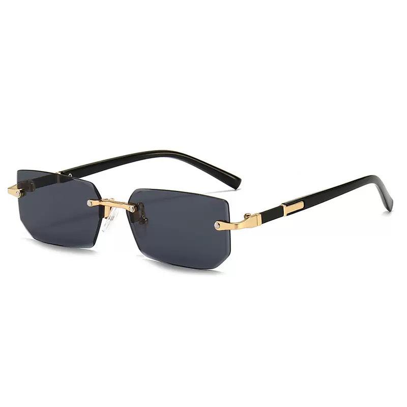 Frameless Fashion Square Sunglasses - Unisex European & American Trend