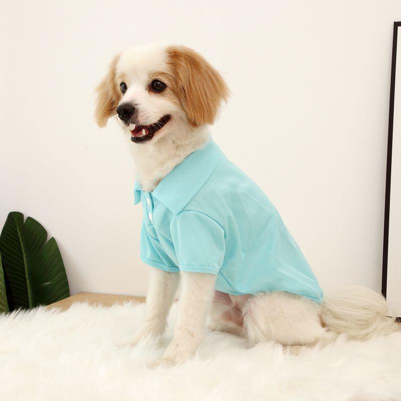 Oddychająca Cienka Kamizelka dla Psa Koszulka POLO - Idealna na Wiosnę/Lato, Nowa Kolekcja dla Złotych i Pluszowych Pupili