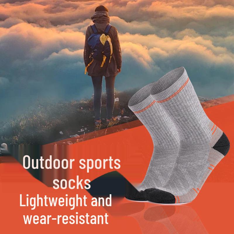Unisex Warm Merino Wool Hiking Socks - Thick, Mid-Calf for Outdoor, Sports, and Mountaineering