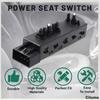 12451498 Front Right Passenger 8 Way Power Seat Control Adjustment Switch Fit 2007-2013 Sierra Yukon Avalanche Silverado Suburban Lacrosse