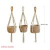 With Handmade Tassels Macrame Plant Hanger Net Wall Hanging Plant Pot Holder Flower Pots  Indoor