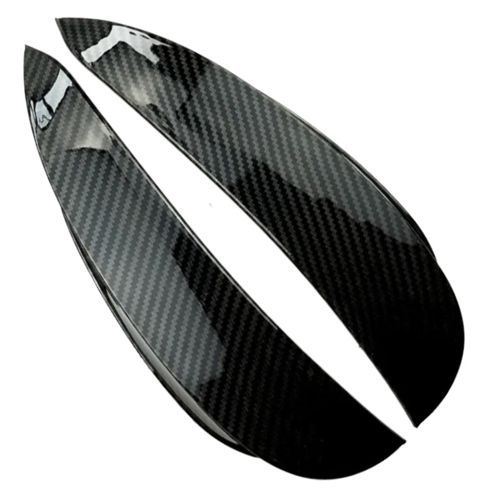 2pcs Car Front Bumper Spoiler Vent Fog Light Grille Trim For Mercedes Benz E Class W213 E200L E300L E43 AMG 2016 2017-2019