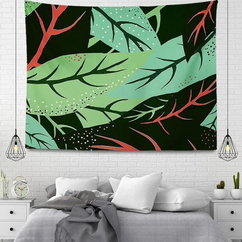 Simple Pattern Plant Decorative Tapestry Home Wall Living Room Office Decorative Tapestry