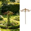 Climbing Rose And Clematis Support Vintage Umbrella Garden Trellis, Metal Plant Support, Weather Resistant Decorative Trellis for Vines, Roses, Patio
